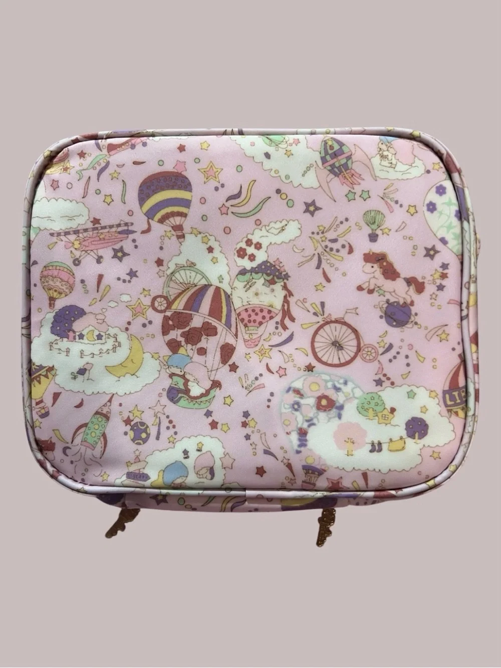 Liberty Fabric x Little Twin Stars Sanrio Makeup Cometic Bag